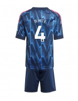 Arsenal Ben White #4 Vieraspaita Lasten 2025-26 Lyhythihainen (+ shortsit)